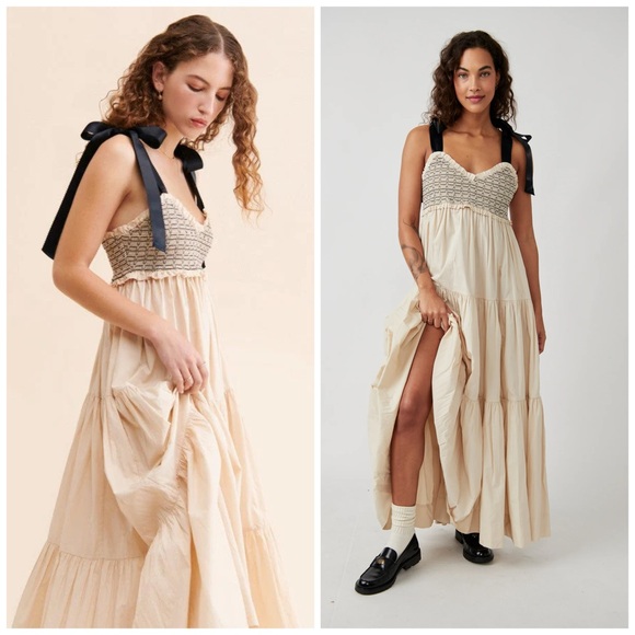 New Free People Bluebell Maxi Dress Size Medium - Picture 1 of 7